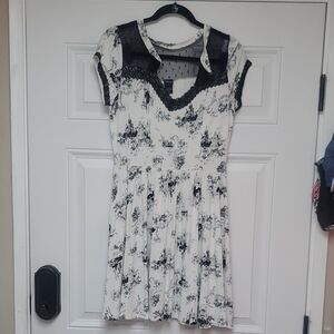 Disney Black and White Lace Princess Dress